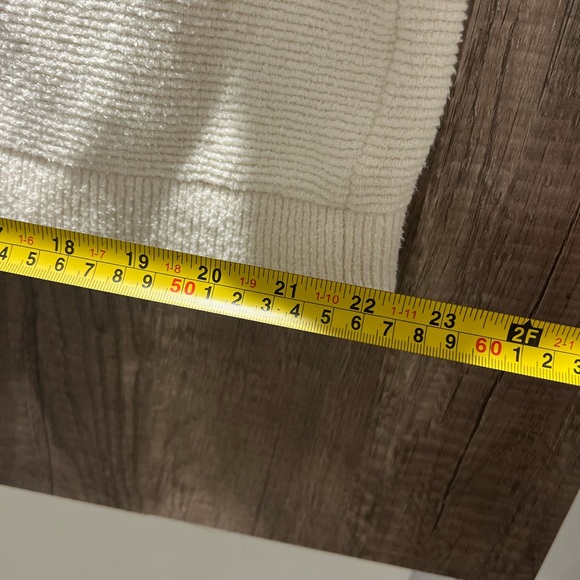 Free People Cream White Cowl Neck Sweater Womens size Medium EUC - Picture 6 of 8